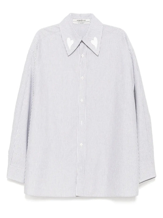 Heart Patched Balloon Shirt