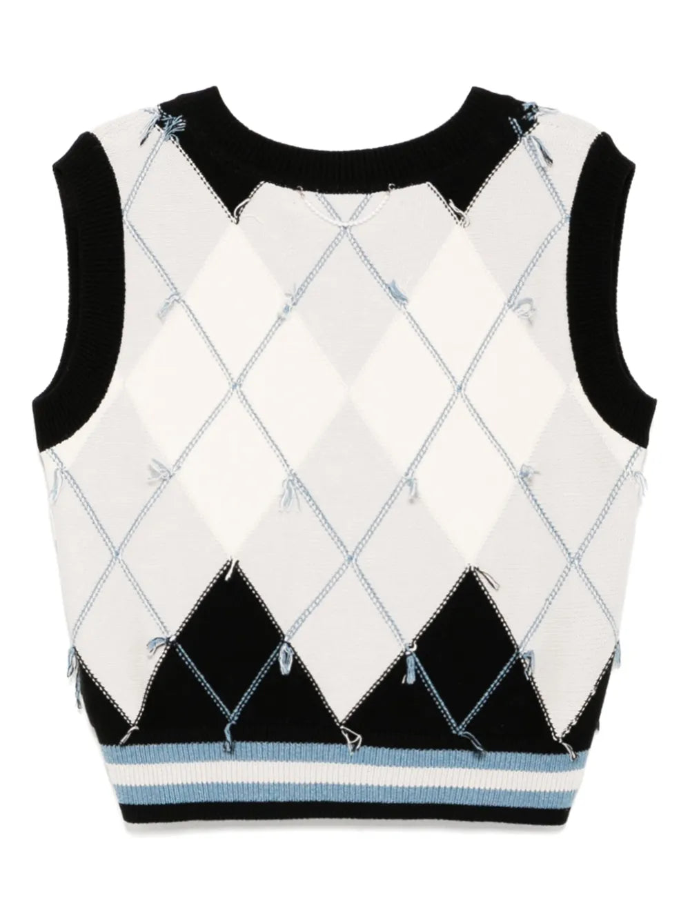 Argyle Reversed Vest