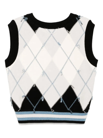 Argyle Reversed Vest
