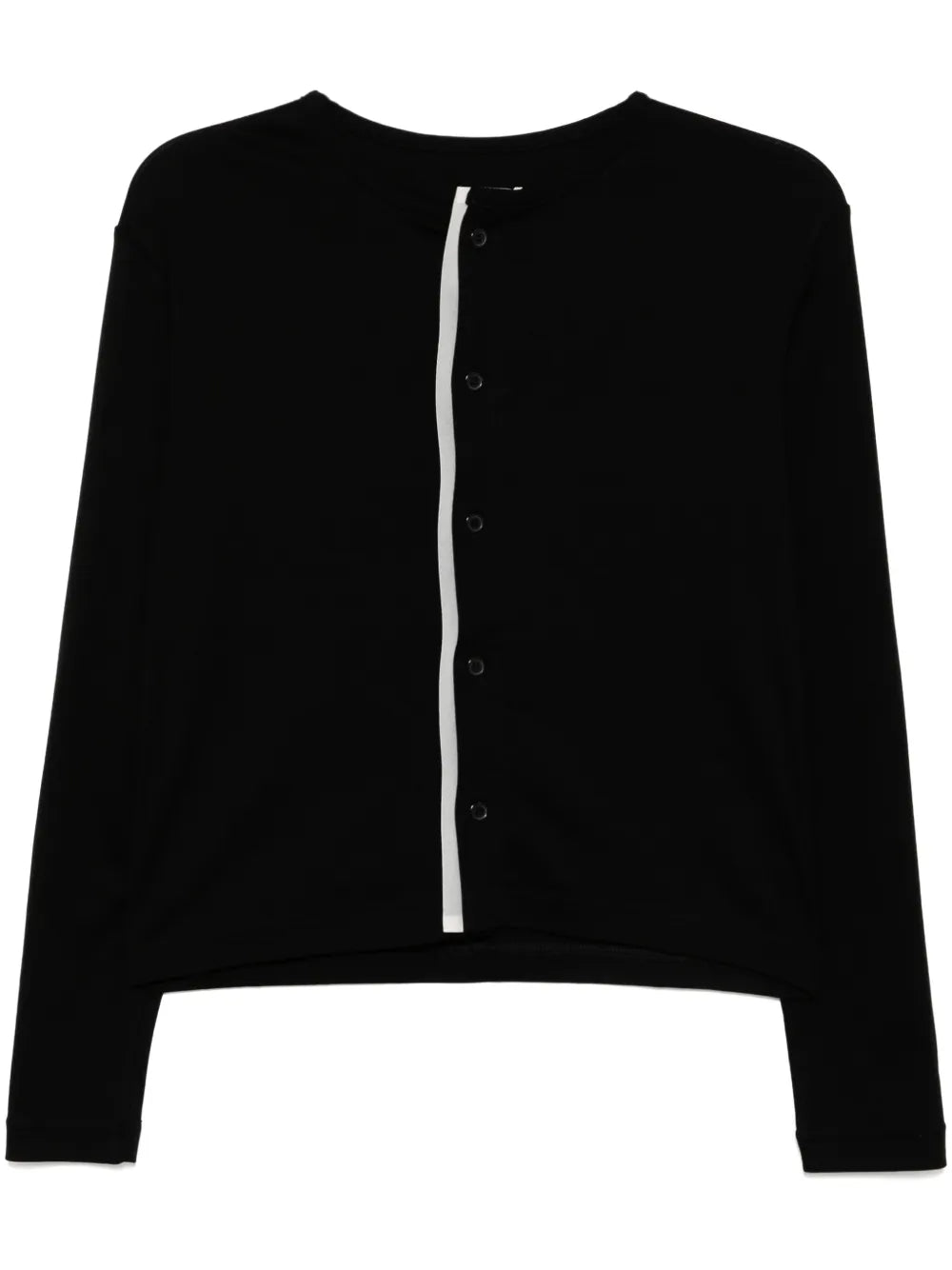 Gauze Double Placket Top