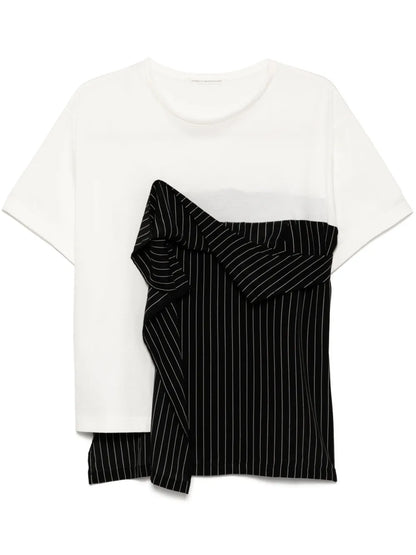 Pinstripe Pattern T-Shirt
