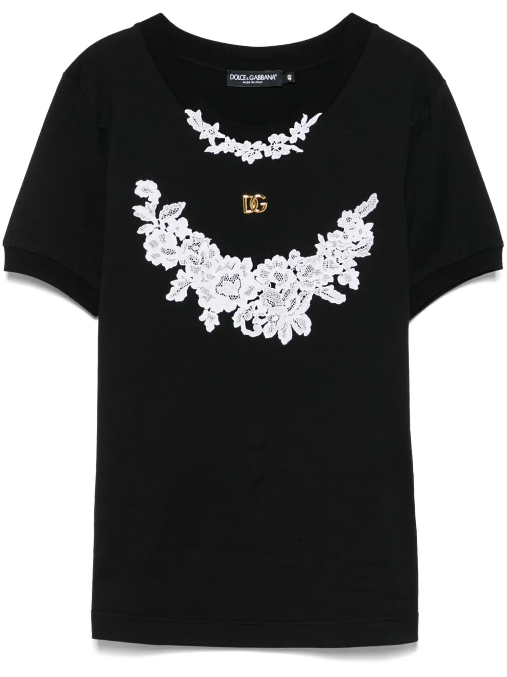 Lace-Detailed T-Shirt