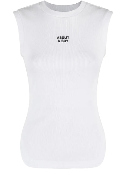 Printed Cotton Tank Top