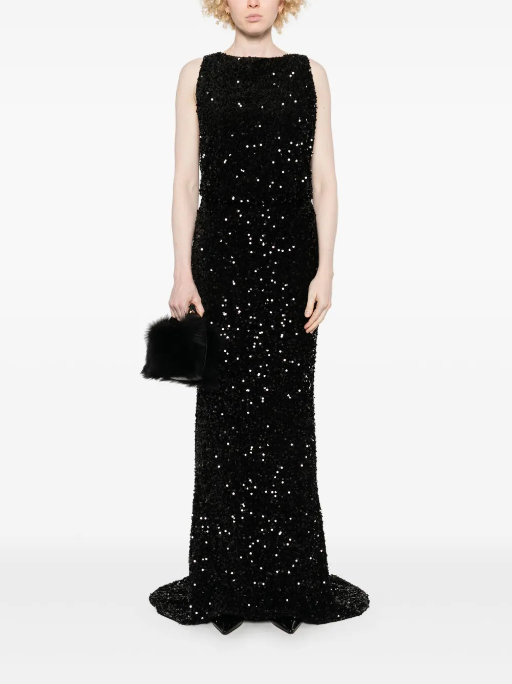 Sequinned Maxi Dress