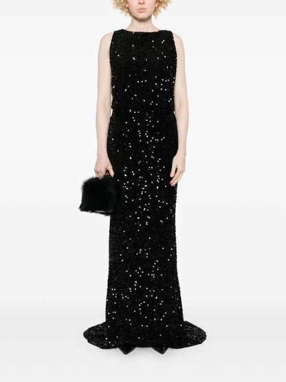 Sequinned Maxi Dress
