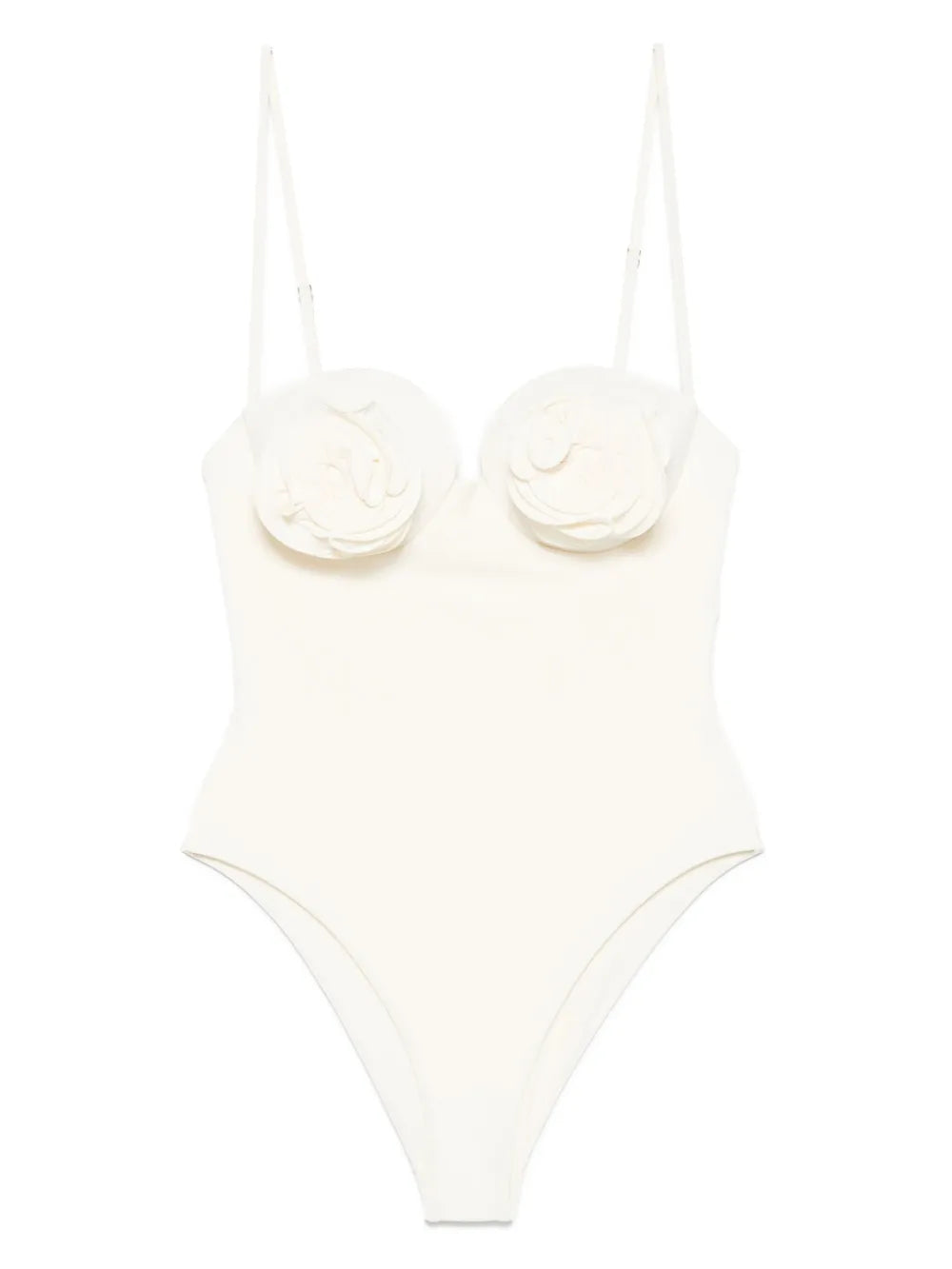 3D Flower Bustier Swimsuit