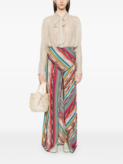 Striped Maxi Skirt