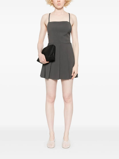Pleated Mini Dress