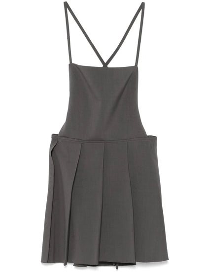 Pleated Mini Dress