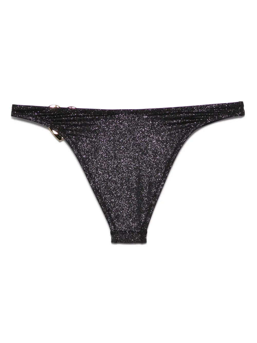Glitter Metal-Heart Bikini Bottoms