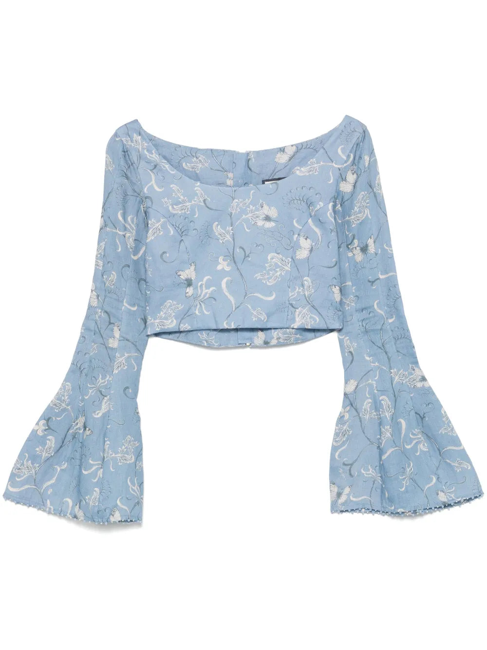 Linen Crop Top
