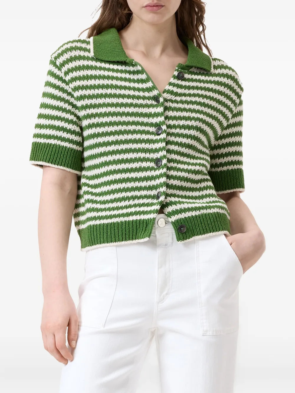 Short-Sleeve Knit Top