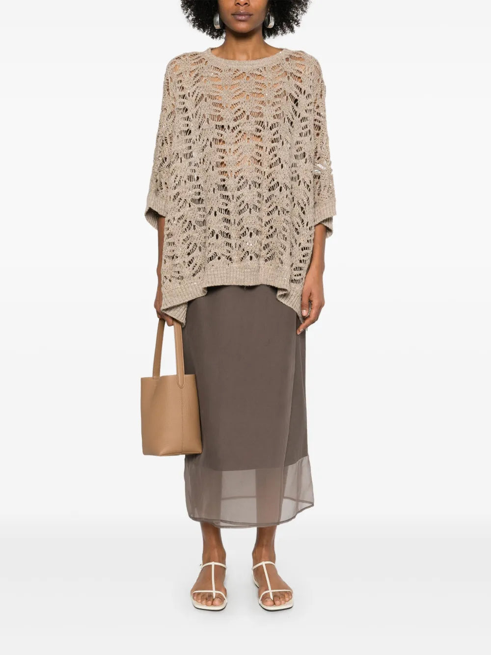 Wrap Midi Skirt