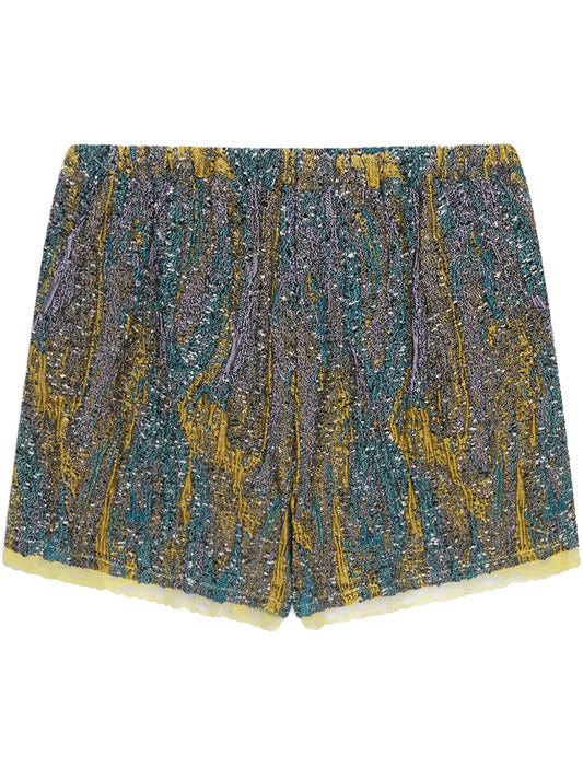 Jacquard Mini Shorts