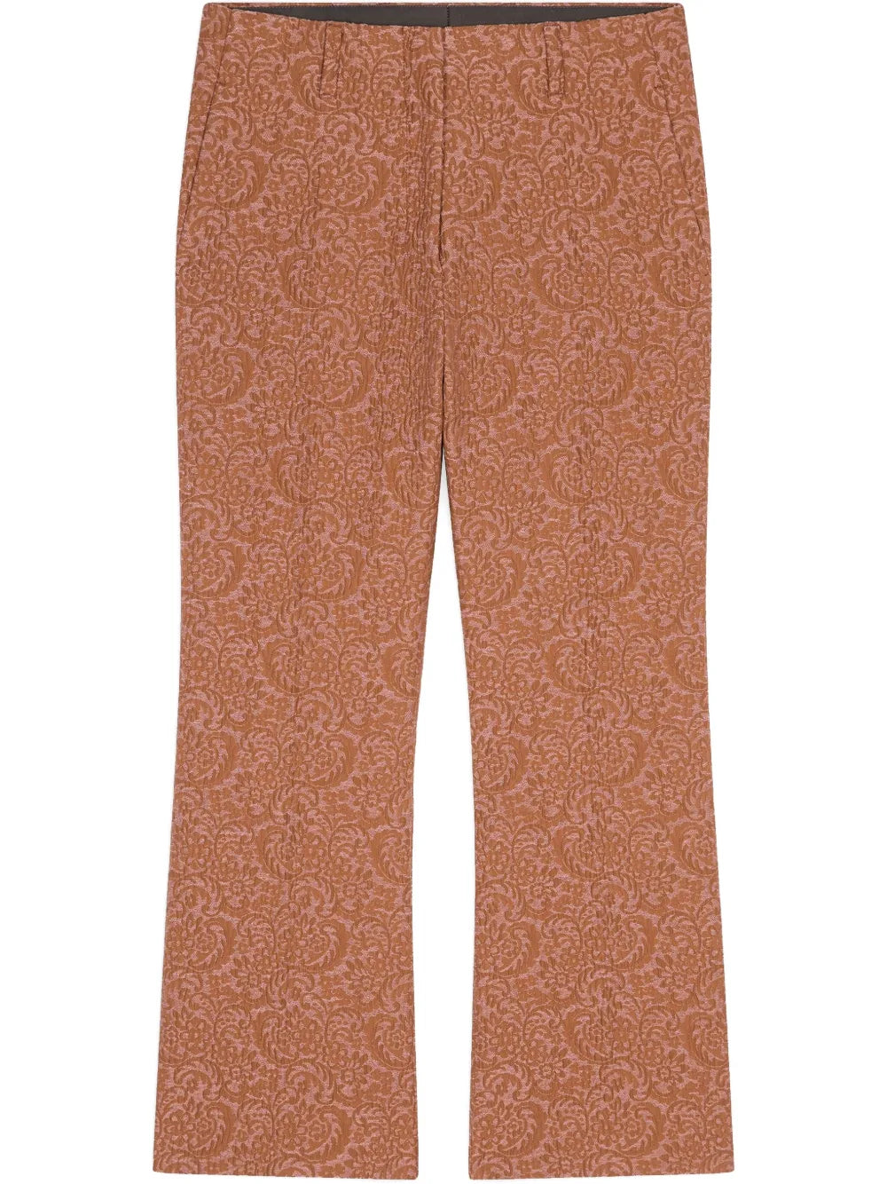 Patterned-Jacquard Trousers