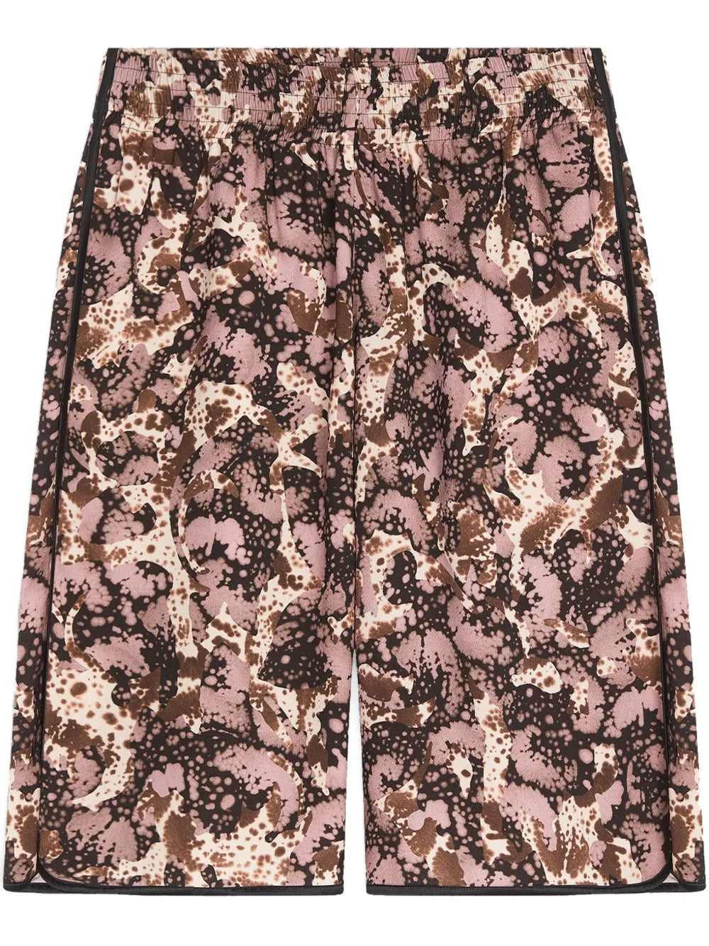 Abstract-Print Shorts