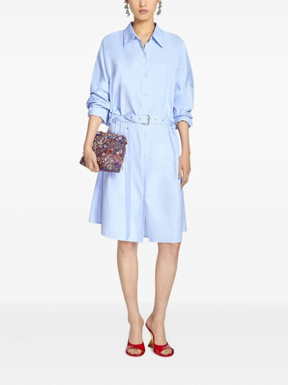 Belted Shirt Dress