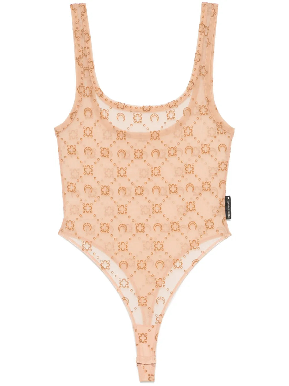 Mesh Flocked Bodysuit
