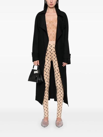 Mesh Flocked Bodysuit