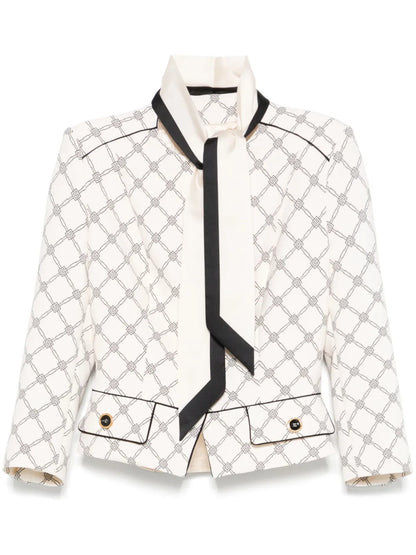Printed Crepe Jacket