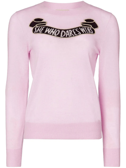 She Who Dares Win Jumper