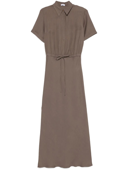 Twill Maxi Dress