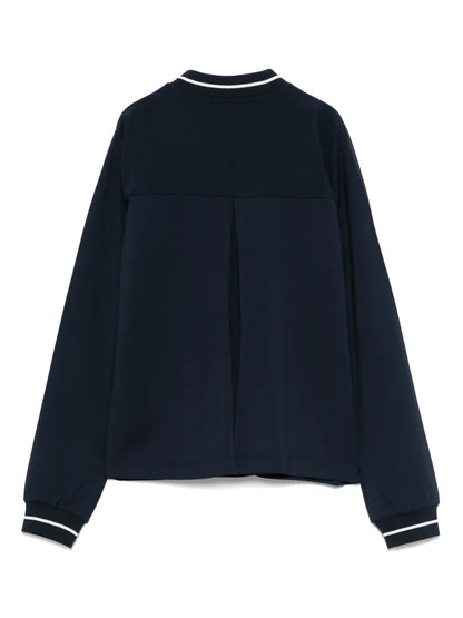 Logo-Embroidered Bomber Jacket