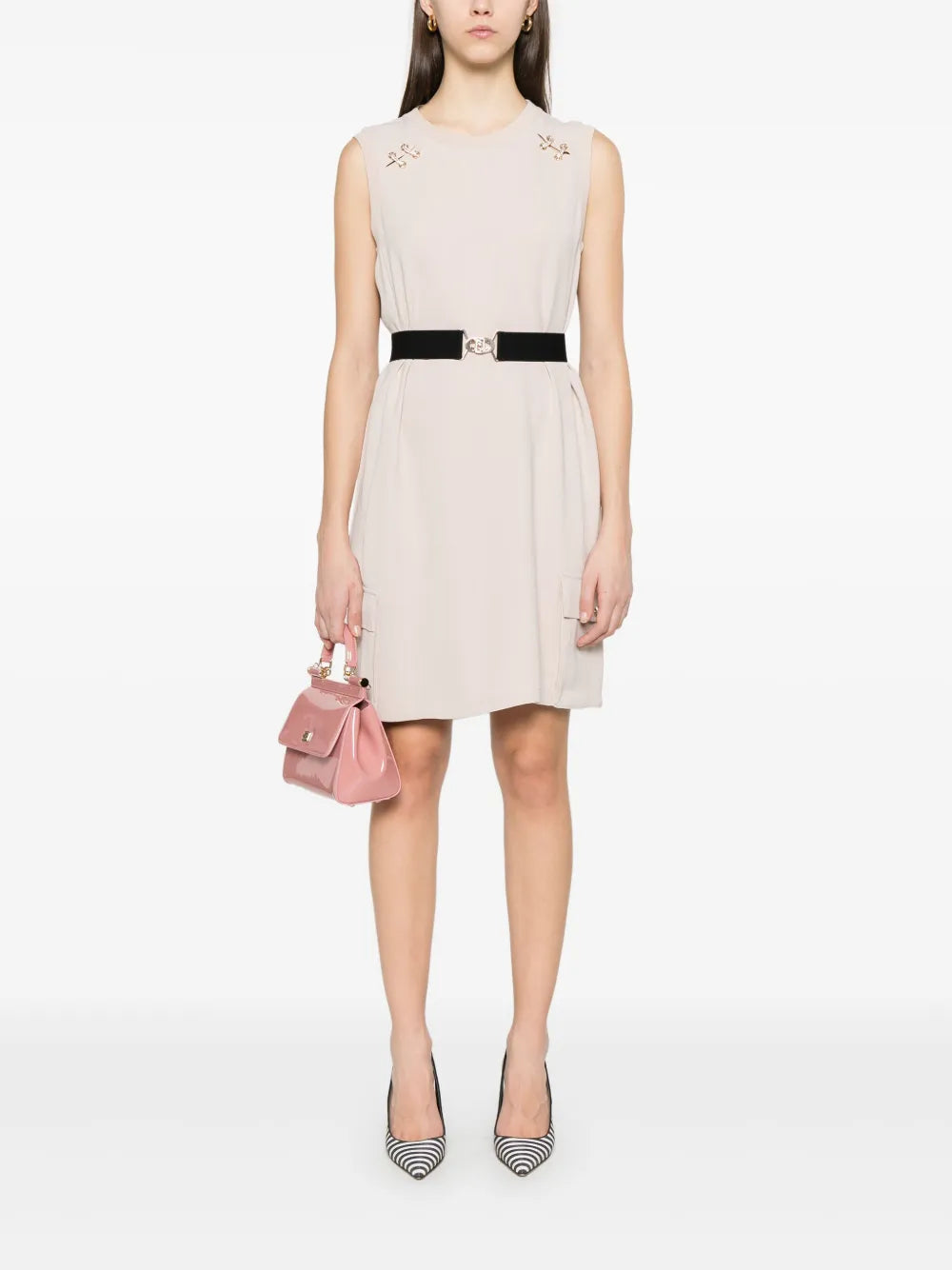 Belted Mini Dress