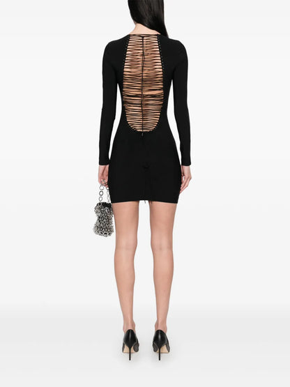 Open-Back Mini Dress