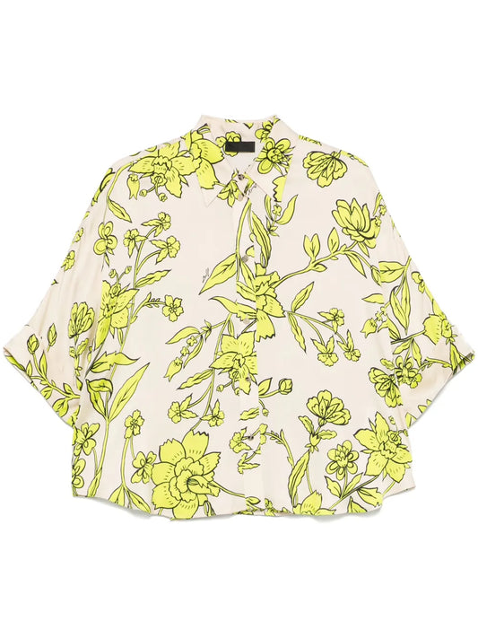Printed Satin Shirt