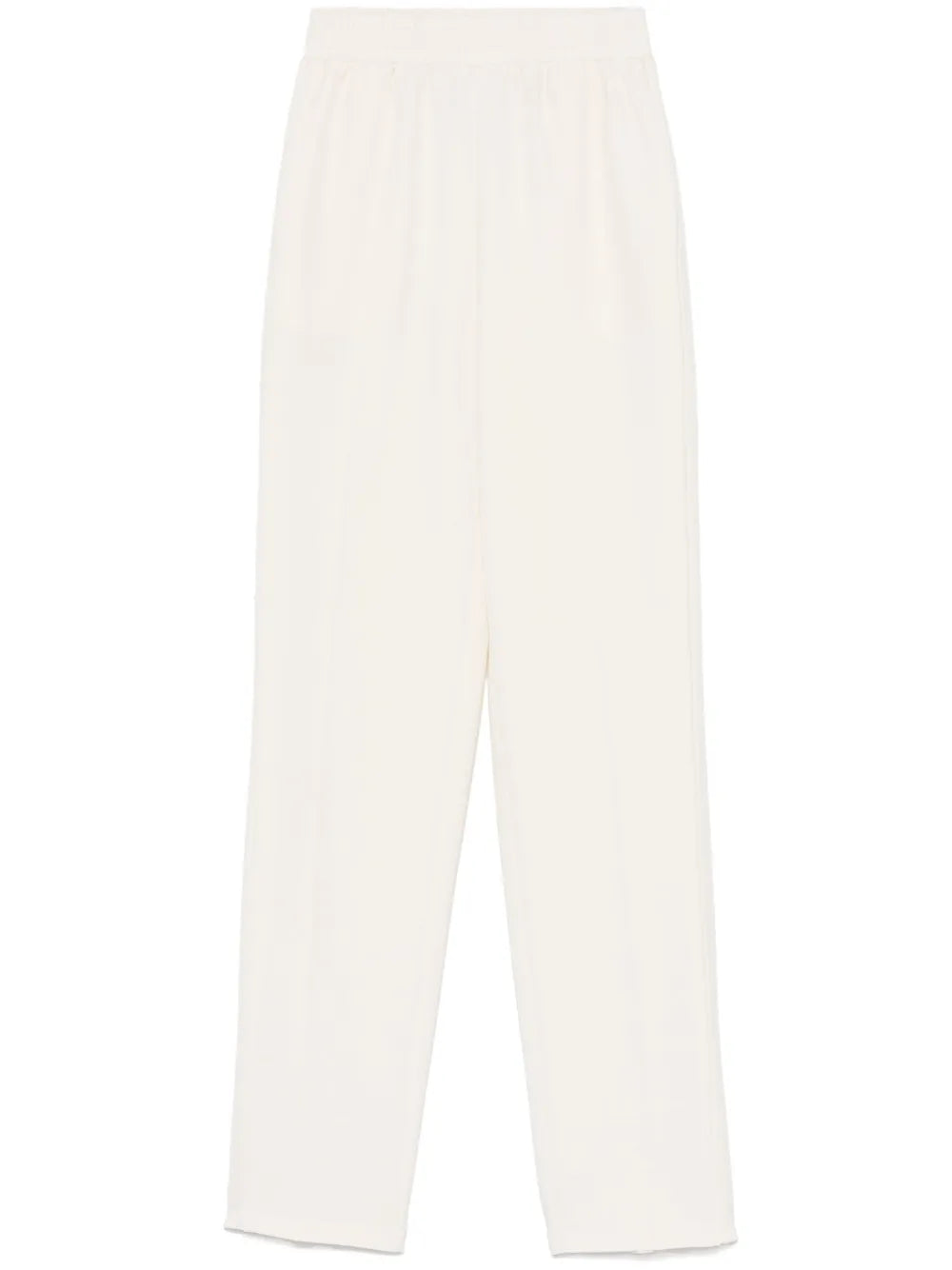 Embroidered Crepe Trousers