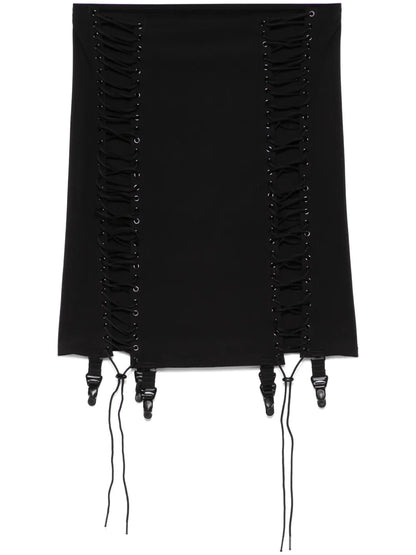 Suspenders-Detailing Mini Skirt