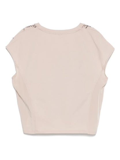 Crystal-Embellished Printed T-Shirt