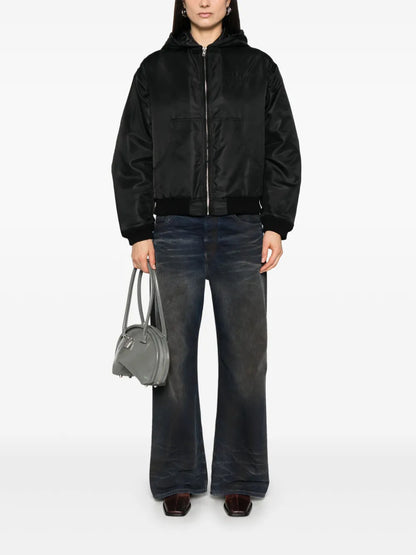 Numbers Motif-Embroidered Jacket