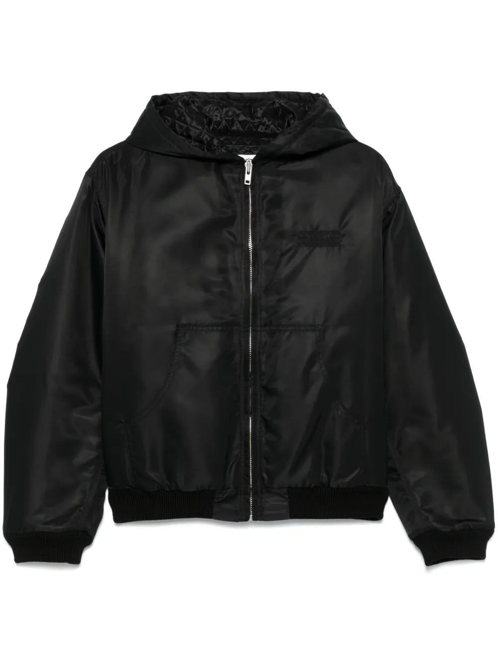 Numbers Motif-Embroidered Jacket