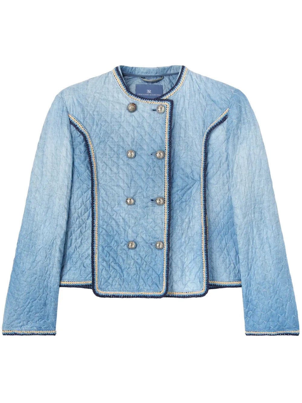 Double-Breasted Quilted Jacket