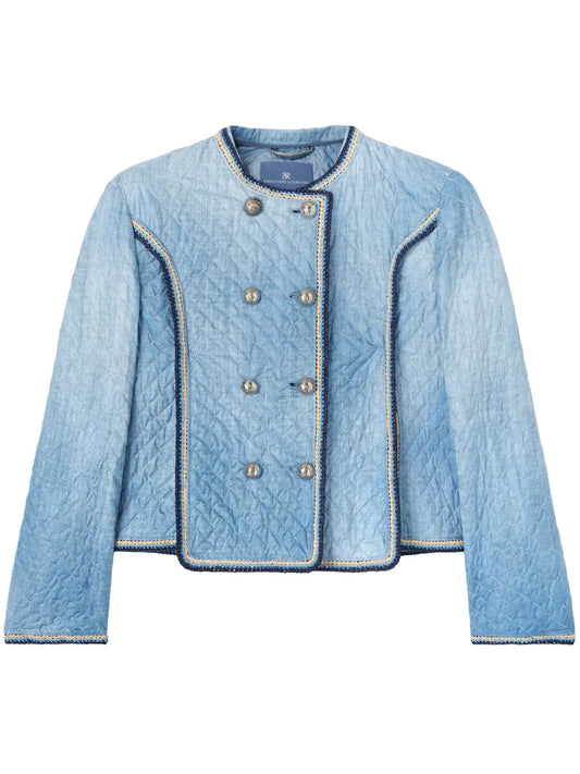 Double-Breasted Quilted Jacket