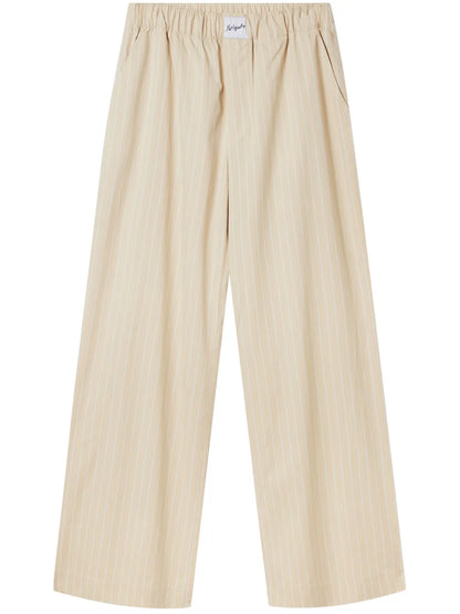 Striped Cotton Trousers