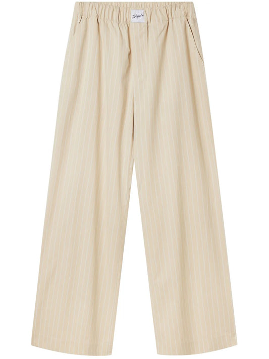 Striped Cotton Trousers