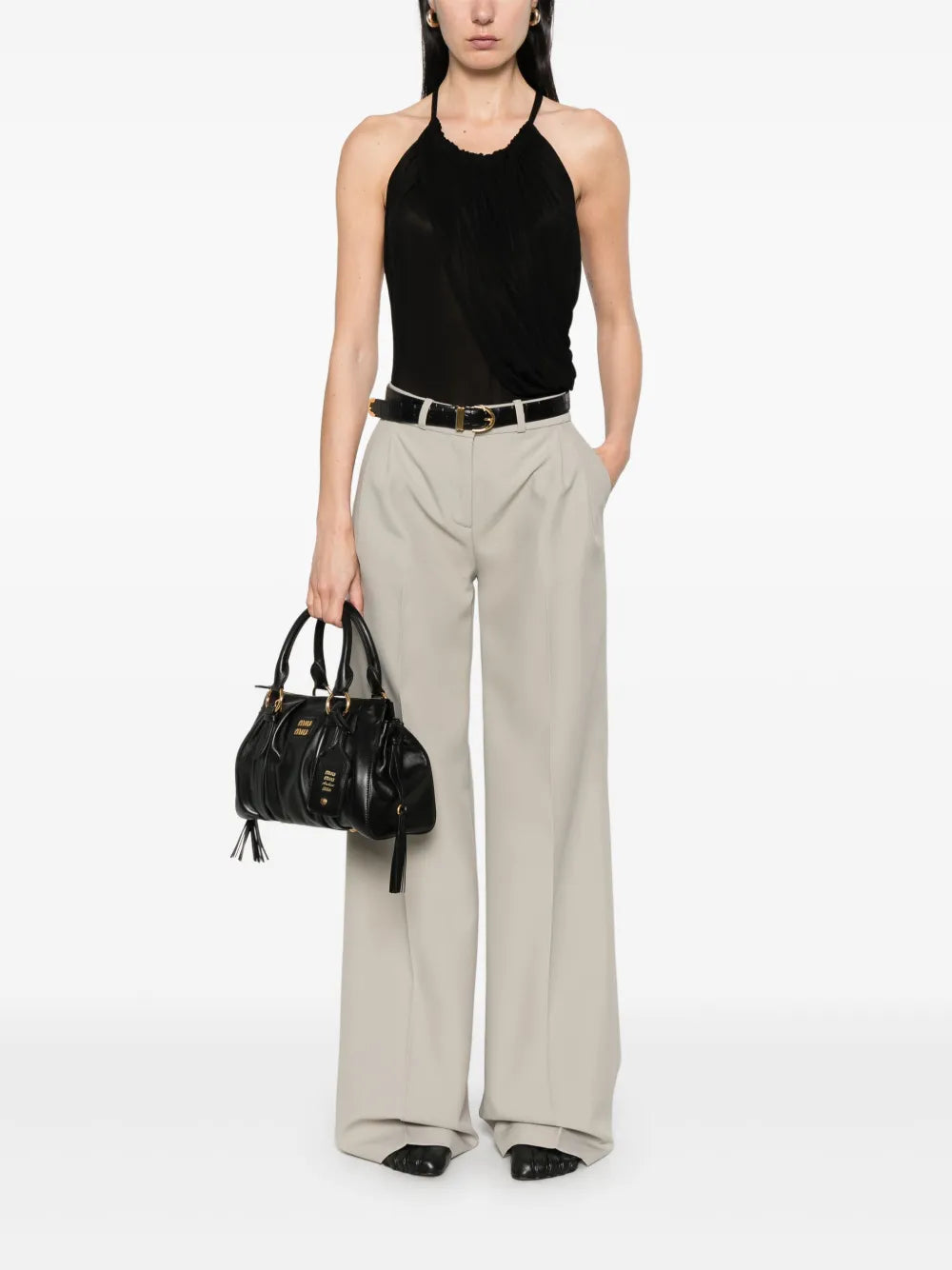 Pleat-Detail Trousers