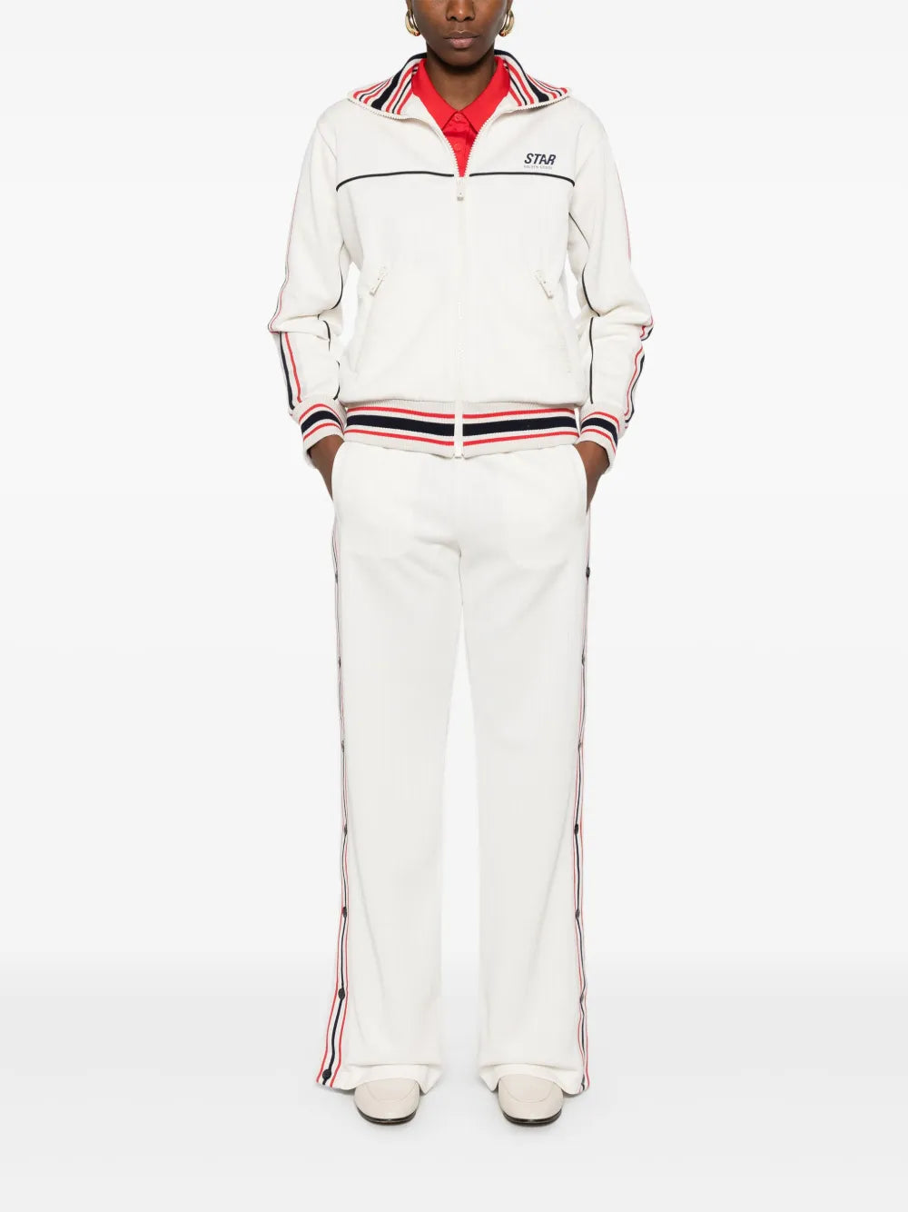 Wide-Leg Track Pants