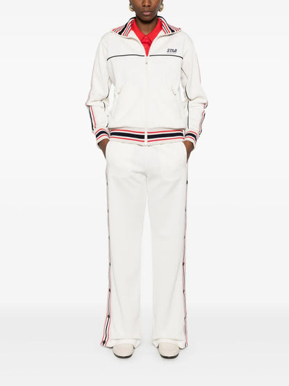 Wide-Leg Track Pants