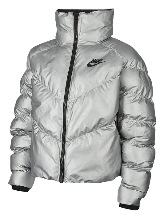 Sportswear Synthetic Fill Shine "Silver/Black" Jacket