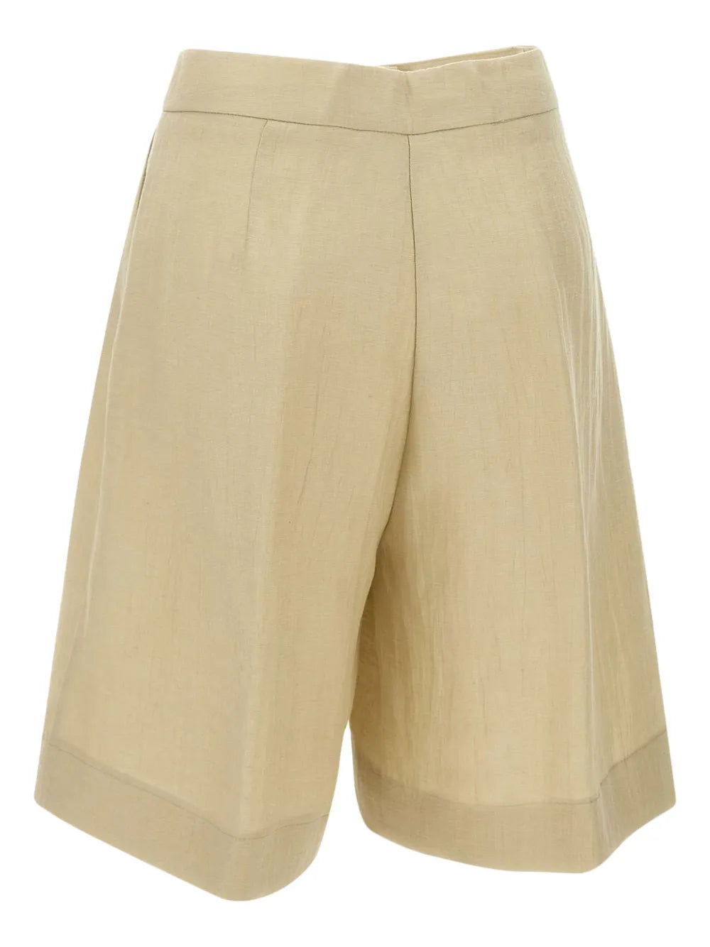 Pleat-Detail Tailored Shorts