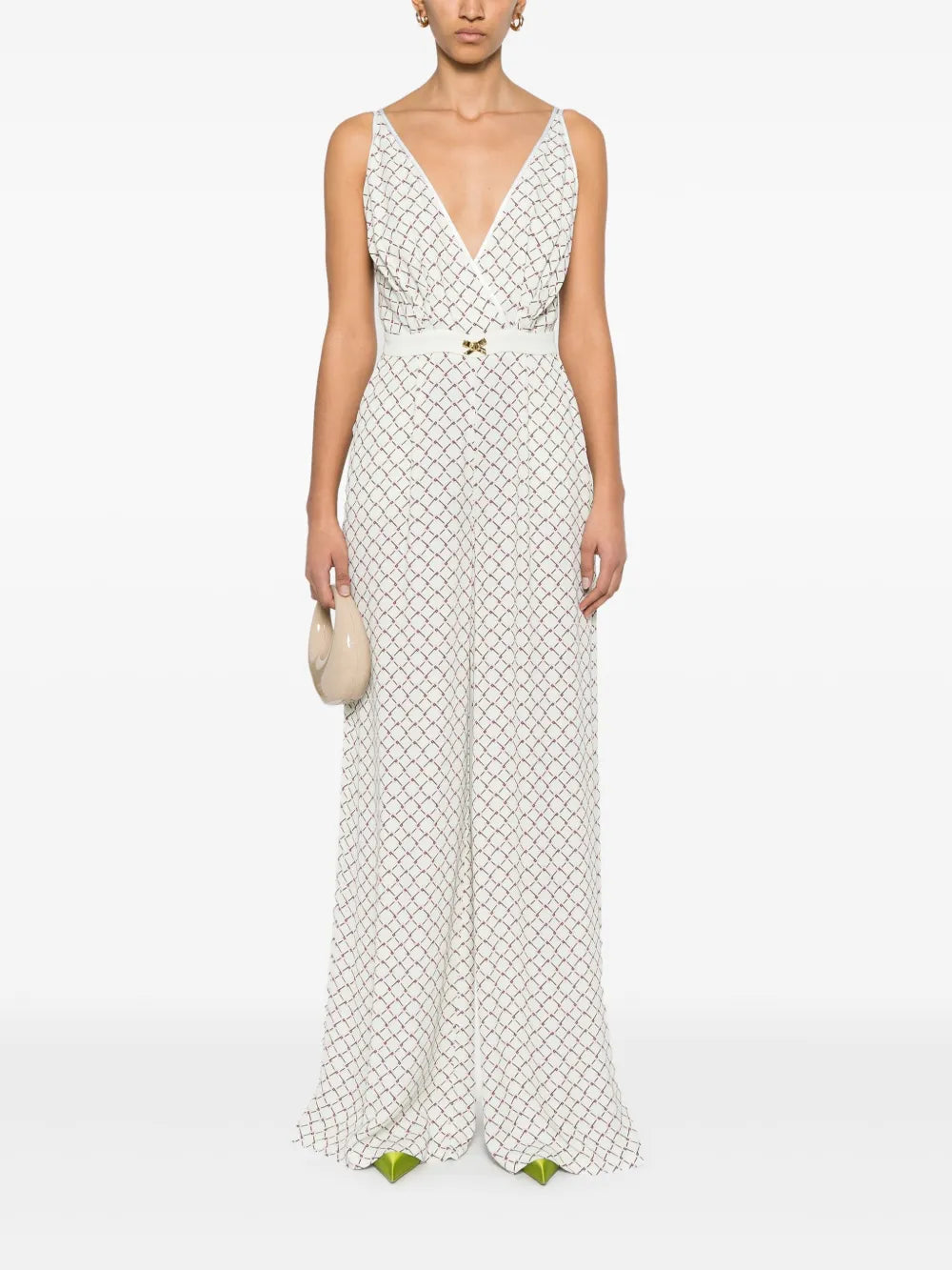 Monogram-Print Jumpsuit