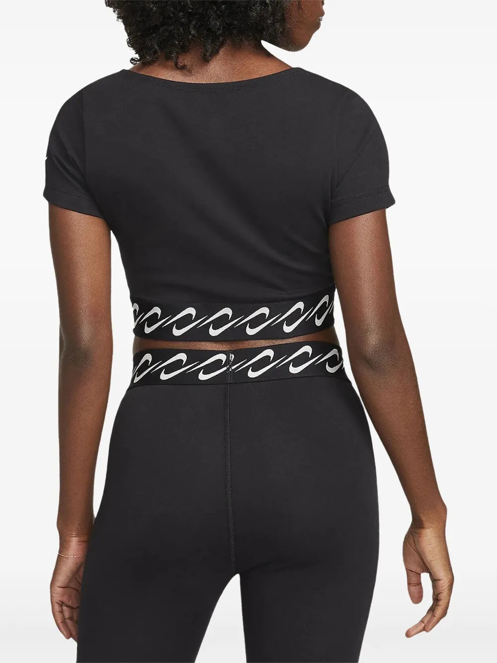 Swoosh "Black/Sail" T-Shirt
