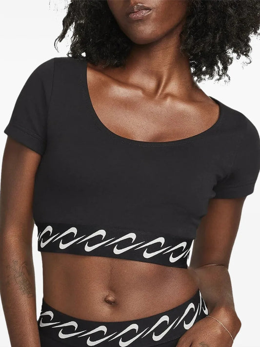 Swoosh "Black/Sail" T-Shirt