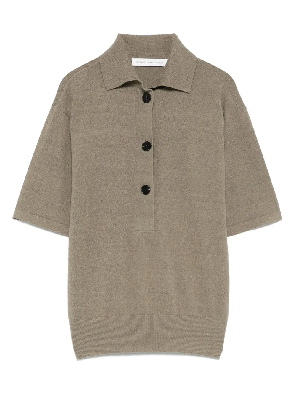 Knitted Polo Top