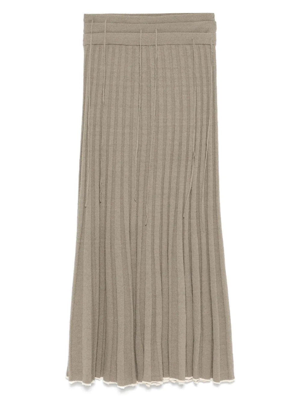 Pleated Maxi Skirt