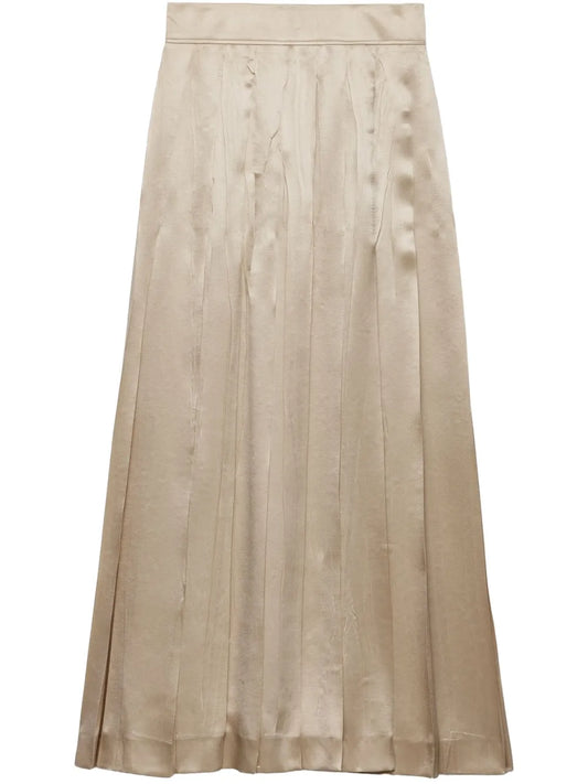 Satin Crepe Skirt